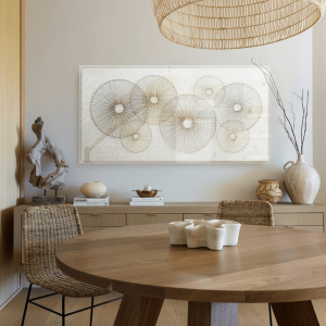 Circular Patterns Geometric String Wall Art